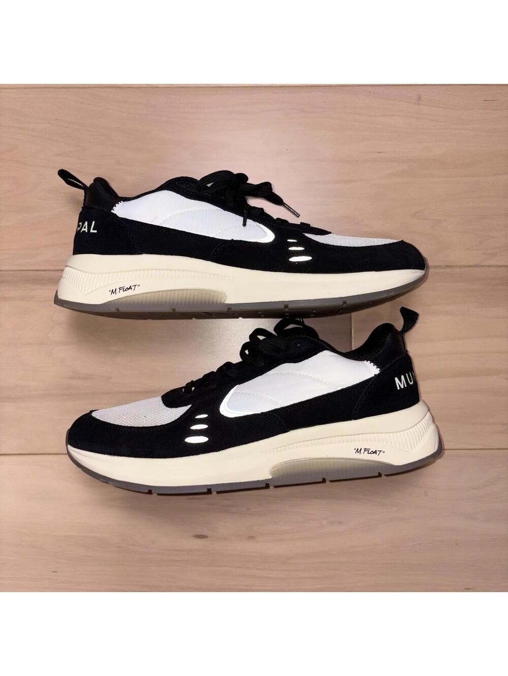 Municipal Origin M.Float Sneakers White Black Natural Men’s Size 11.5 Shoes - Picture 2 of 8